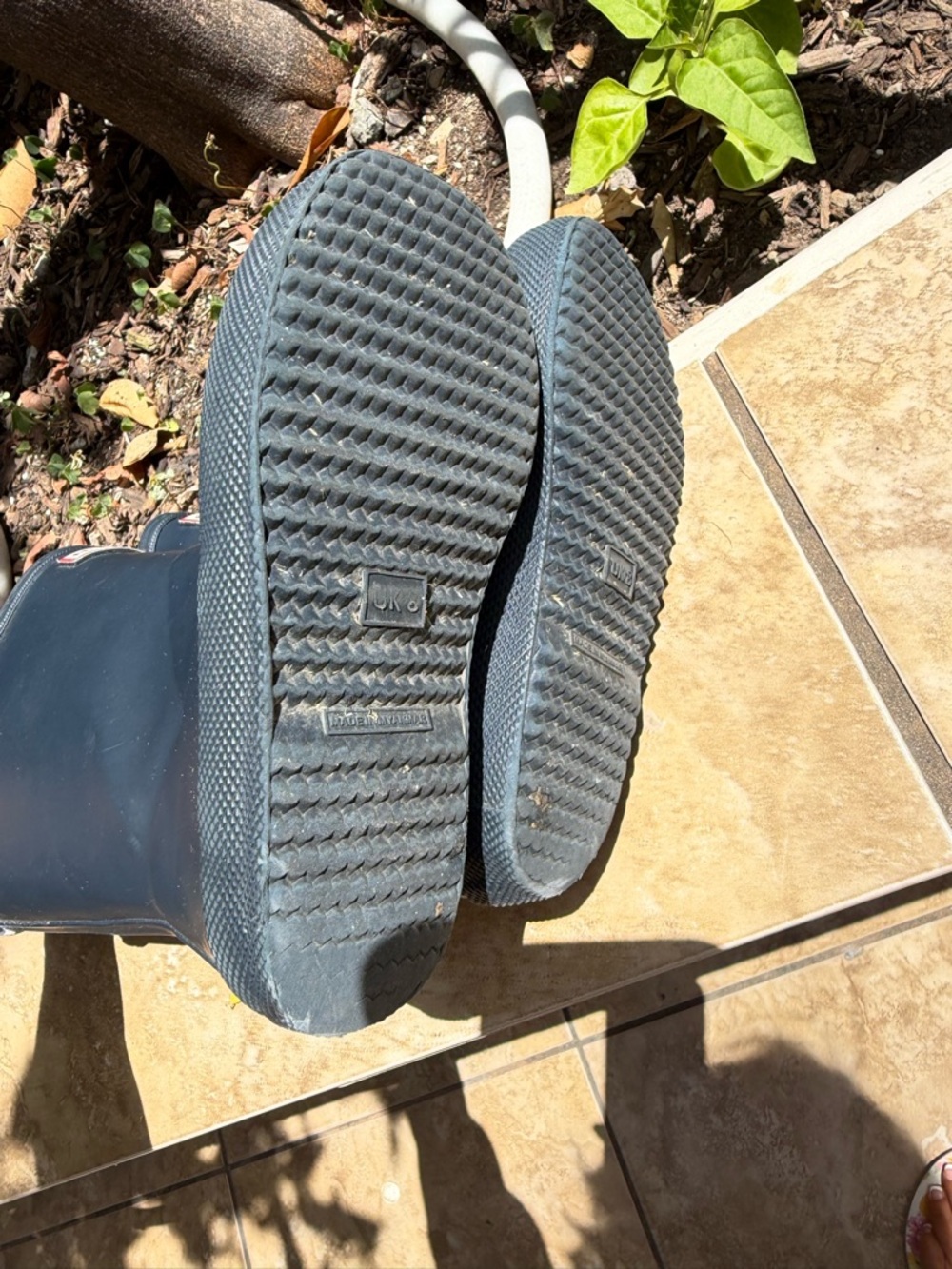Hunter Kids Navy Blue Waterproof Rain Boots - Picture 4 of 9
